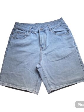 Men's Light Blue Denim Jean Shorts
